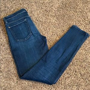 7 For All Mankind Distressed Skinny Jeans